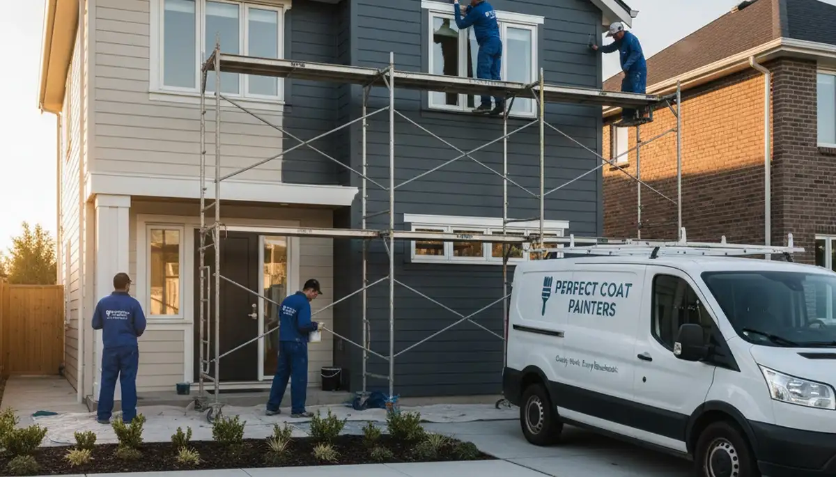 Exterior house painting service in Tulsa, OK for a professional home repainting project