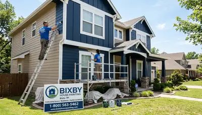 Professional exterior house painting service in Tulsa OK by expert local painters