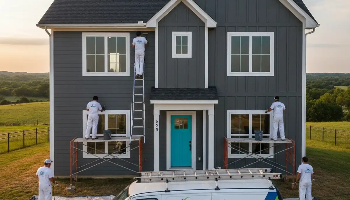 Exterior house painting service in Tulsa, OK for homes and residential properties