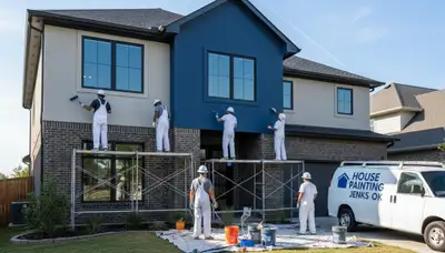 Professional exterior house painting service in Tulsa OK by local painting contractors
