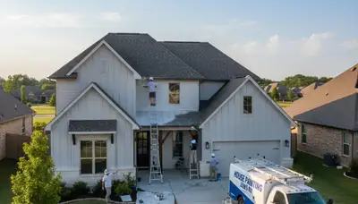 Professional exterior house painting service in Tulsa, OK by local painting contractors