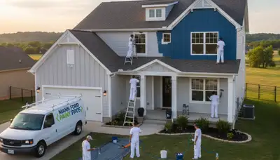 Exterior house painting service in Tulsa, OK by local painters