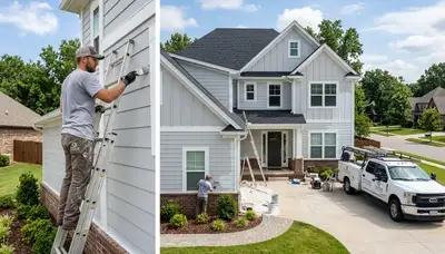 Professional exterior house painting in Tulsa OK by local painting contractors