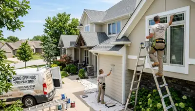 Professional exterior house painting service in Tulsa, OK by trusted local painters