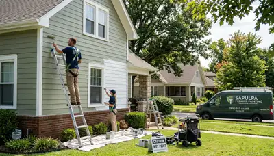 Professional exterior house painting services in Tulsa OK by local painting experts