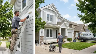 Professional exterior house painting service in Tulsa OK by local painting contractors