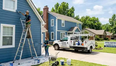 Professional exterior house painting service in Tulsa, OK by local painting contractors