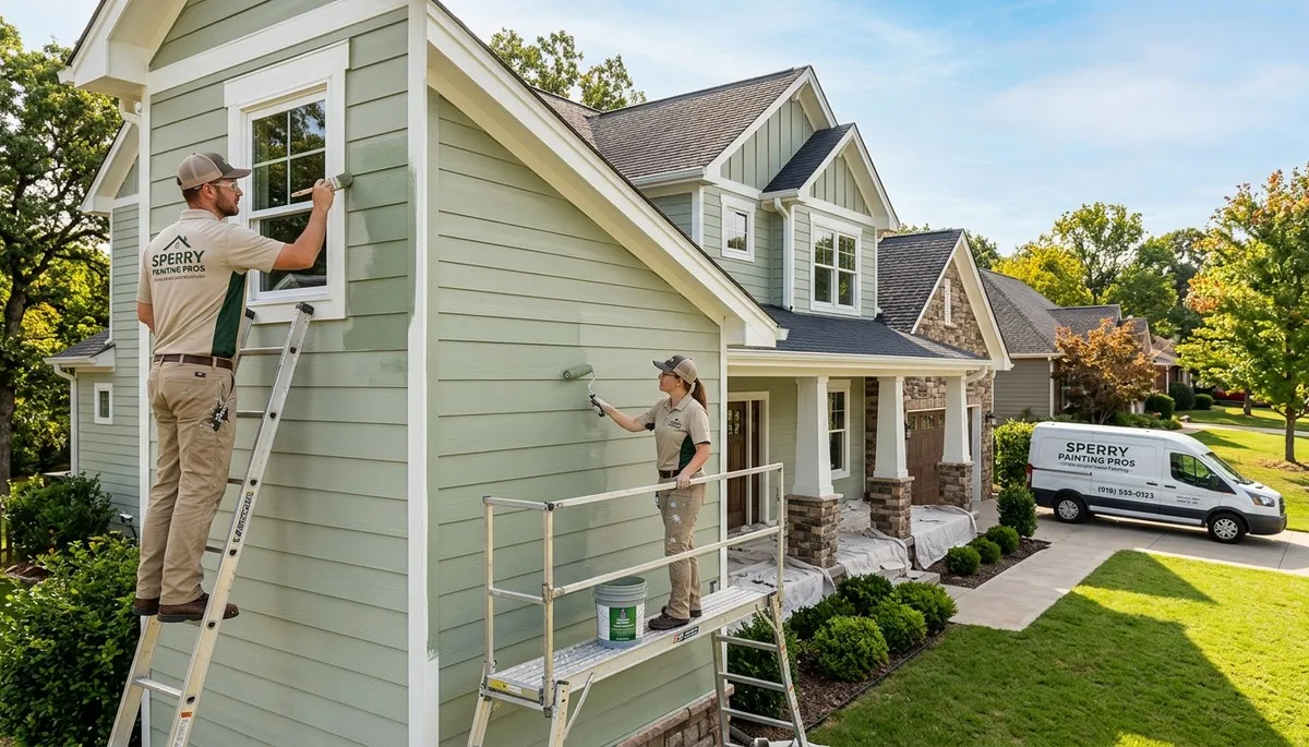 Professional exterior house painting contractors serving Tulsa, OK homes