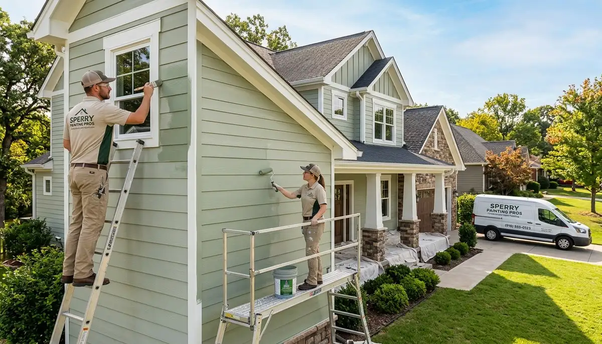 Professional exterior house painting contractors serving Tulsa, OK homes