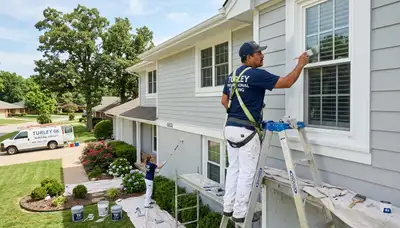 Professional exterior house painting service in Tulsa, OK by local painters
