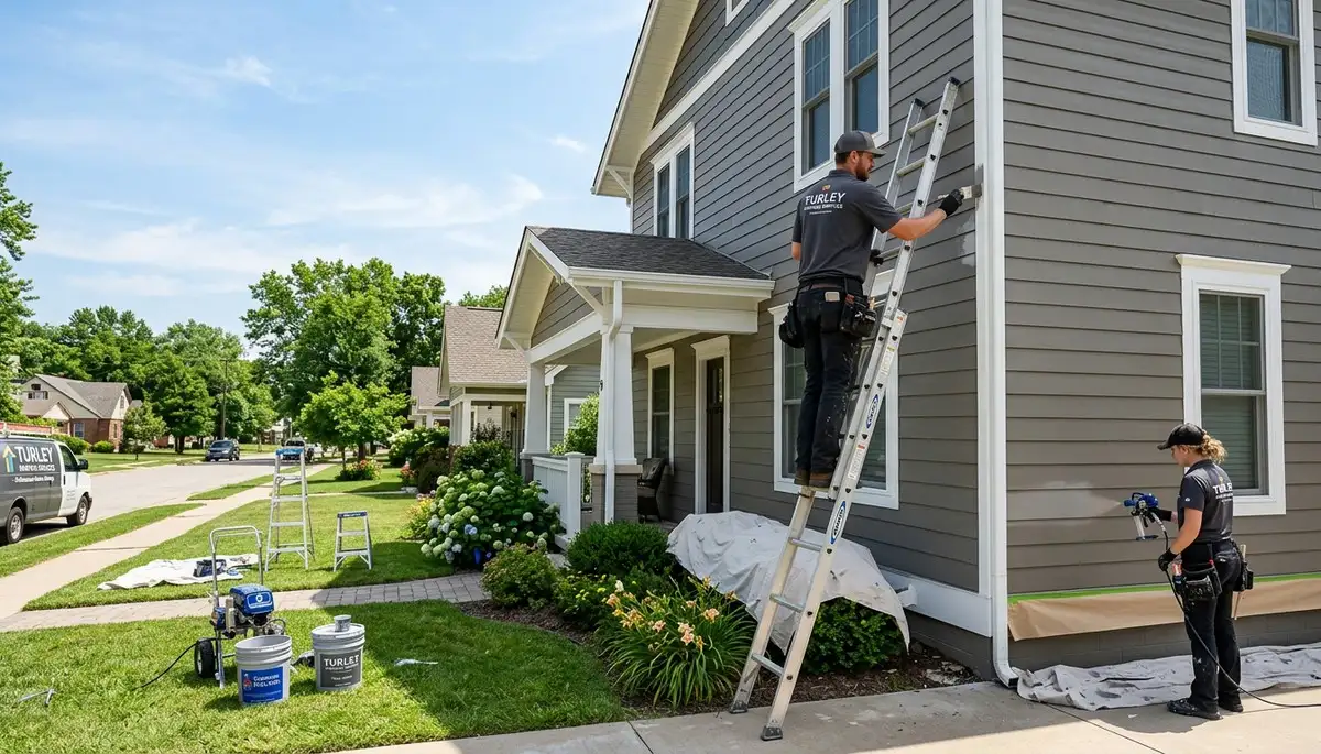 Professional exterior house painting services in Tulsa OK by local painting contractors